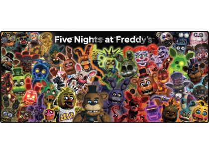 Pyramid International Five Nights At Freddy's Herní podložka 90 x 40 cm Glow Montage