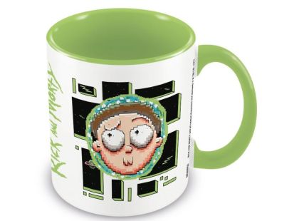 Pyramid International Rick and Morty Hrnek 315 ml Pixel Breakout