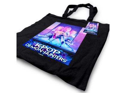 Pyramid International K-pop Demon Hunters taška plátěná černá (Key Art)