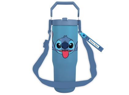 Pyramid International Lilo a Stitch cestovní hrnek s popruhem Stitch