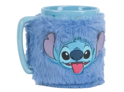 Pyramid International Lilo a Stitch hrnek s návlekem Stitch modrý
