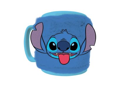 Pyramid International Lilo a Stitch hrnek s návlekem Stitch modrý