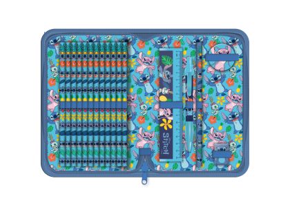 Pyramid International Lilo a Stitch penál naplněný modrý