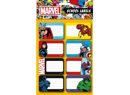 Pyramid International Marvel Školní jmenovky na sešity