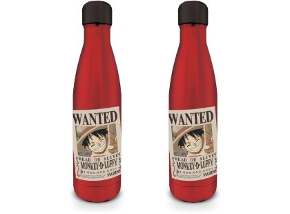 Pyramid International One Piece Nerezová láhev Wanted-Luffy