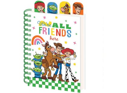 Pyramid International Toy Story Kroužkový blok A5 se záložkami