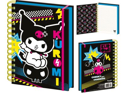 Pyramid Kuromi kroužkový blok A5 DPL10