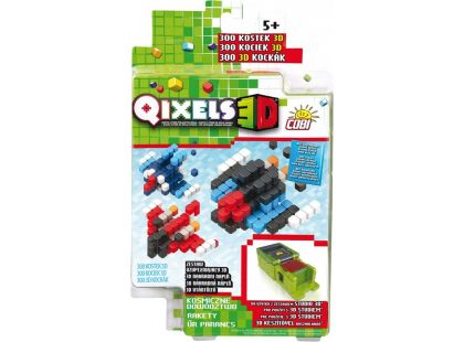 Qixels 3D Tématická sada - Rakety