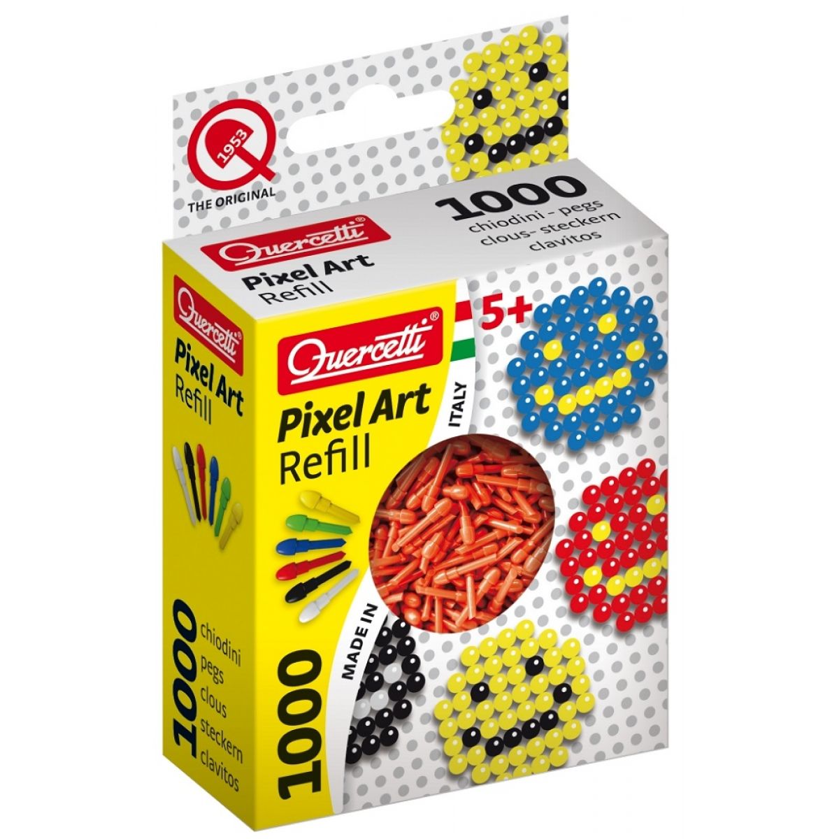 Quercetti Pixel Art 1000ks červená