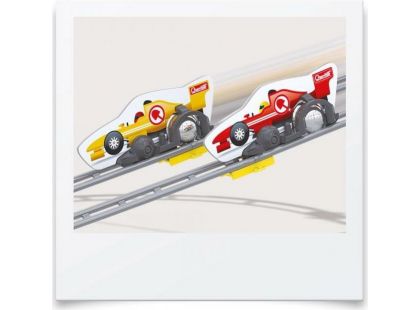 Quercetti Skyrail Race parallel track racing – dvojitá závěsná kuličková dráha