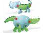 Quercetti Tecno Puzzle 3D slon a krokodýl 3