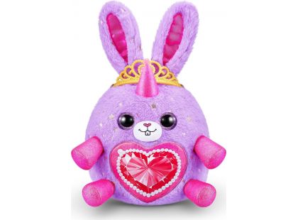 Rainbocorns Plyšový jednorožec s korunkou fialový králíček