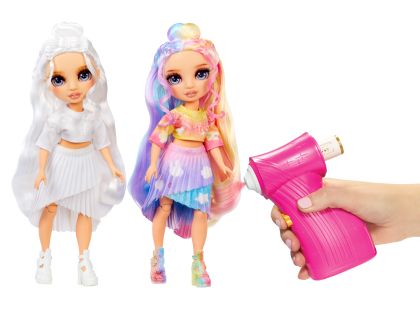 Rainbow High Air Brush panenka - fialové oči