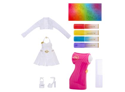 Rainbow High Air Brush panenka - šedé oči