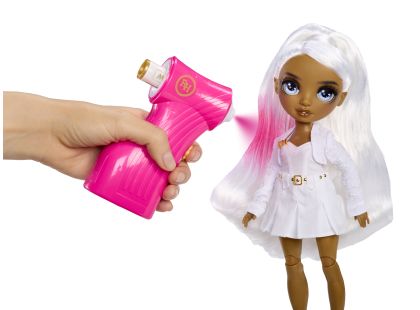 Rainbow High Air Brush panenka - šedé oči