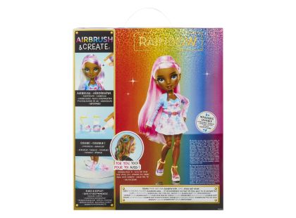 Rainbow High Air Brush panenka - šedé oči