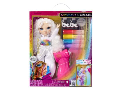 Rainbow High Air Brush panenka - zelené oči