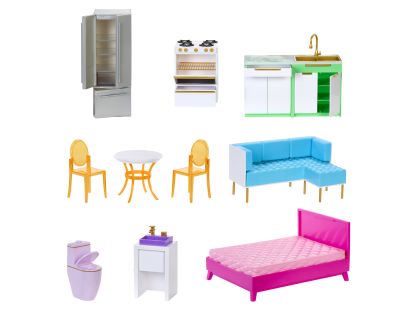 Rainbow High Color dům - Poškozený obal