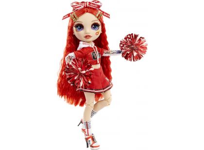 Rainbow High Fashion panenka Roztleskávačka Ruby Anderson červená