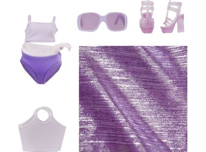 Rainbow High Fashion panenka v plavkách Violet Willow - Poškozený obal