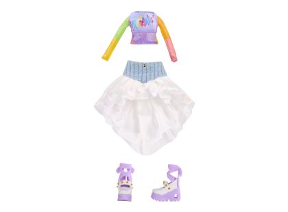 Rainbow High Junior Fashion panenka v rockové kapele - Amaya