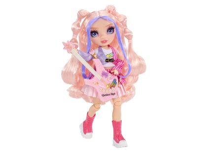 Rainbow High Junior Fashion panenka v rockové kapele - Bella