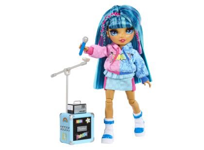 Rainbow High Junior Fashion panenka v rockové kapele - Skyler