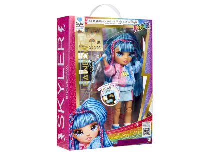 Rainbow High Junior Fashion panenka v rockové kapele - Skyler