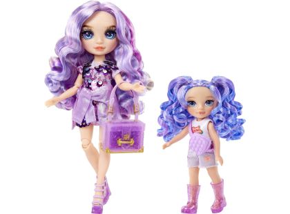 Rainbow High Malá sestřička Amethyst Willow - Poškozený obal