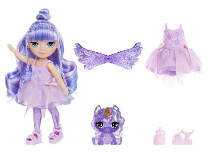 Rainbow High Malá sestřička víla - Amethyst (Purple)