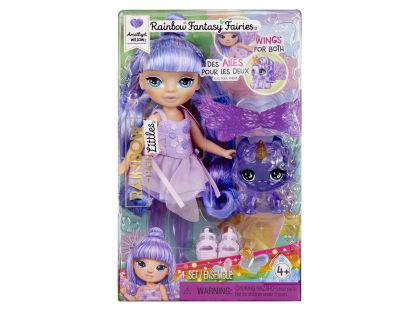 Rainbow High Malá sestřička víla - Amethyst (Purple)
