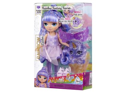 Rainbow High Malá sestřička víla - Amethyst (Purple)