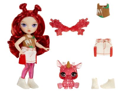 Rainbow High Malá sestřička víla - Apple (Red)