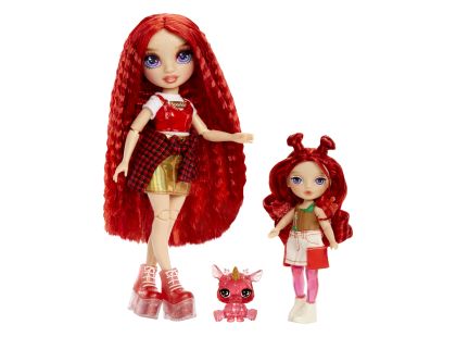 Rainbow High Malá sestřička víla - Apple (Red)