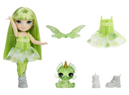 Rainbow High Malá sestřička víla - Emerald (Green)