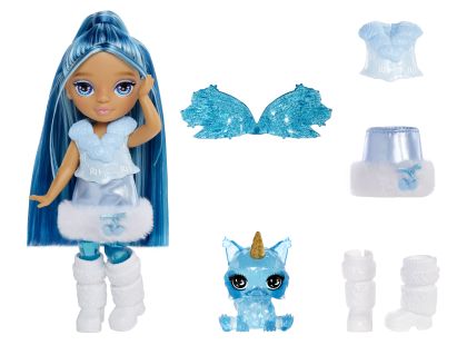 Rainbow High Malá sestřička víla - Sapphire (Blue)