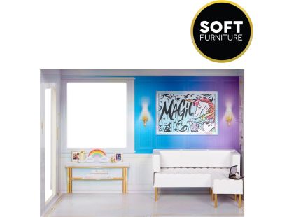 Rainbow High Moderní dům - Poškozený obal