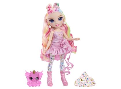 Rainbow High Panenka se slizem a třpytkami - Bella (pink) - Poškozený obal