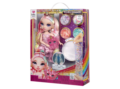 Rainbow High Panenka se slizem a třpytkami - Bella (pink) - Poškozený obal