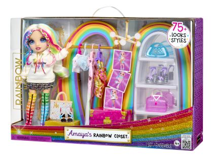 Rainbow High Šatník s panenkou