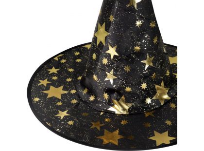 Rappa Dětský čarodějnický klobouk černý