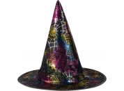 Rappa Dětský čarodějnický klobouk s pavučinou