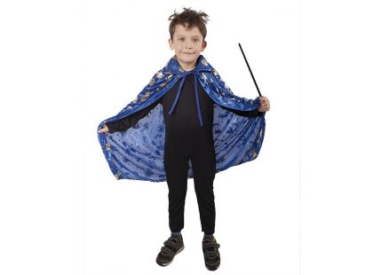 Rappa dětský čarodějnický plášť modrý