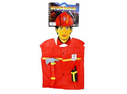 Rappa dětský hasičský plášť s doplňky