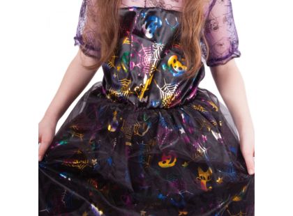 Rappa Dětský kostým Barevná čarodějnice 110 - 116 cm - Poškozený obal