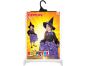 Rappa Dětský kostým čarodějnice s netopýry a kloboukem velikost 105 - 116 cm 4