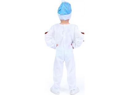 Rappa Dětský kostým Sněhulák s čepicí 110 - 116 cm
