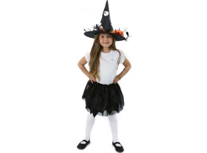 Rappa Dětský kostým tutu sukně čarodějnice 104 - 146 cm