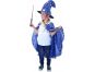 Rappa Dětský modrý čarodějnický plášť s kloboukem 2
