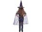 Rappa Dětský plášť čarodějnice s kloboukem 104 - 150 cm 3